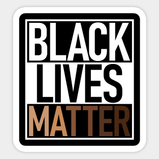 Black history Month Melanin African American Lives Matter Sticker